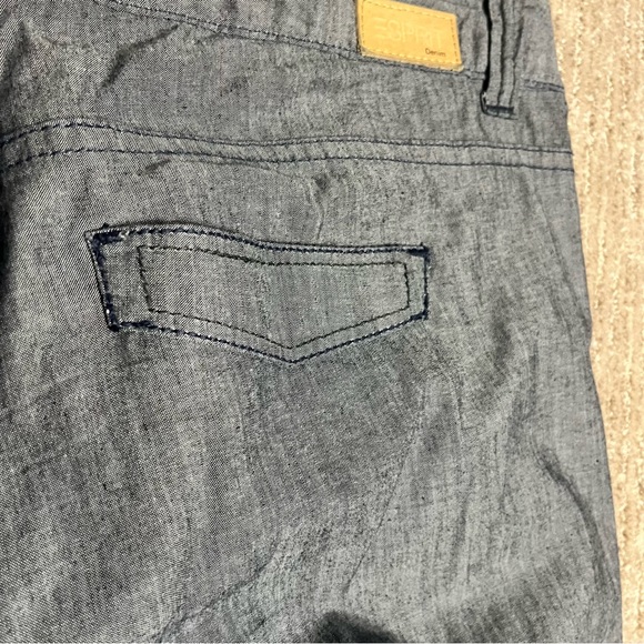 Esprit Denim straight leg dress pants with front pleat. Womens size 31/32 - Picture 6 of 11